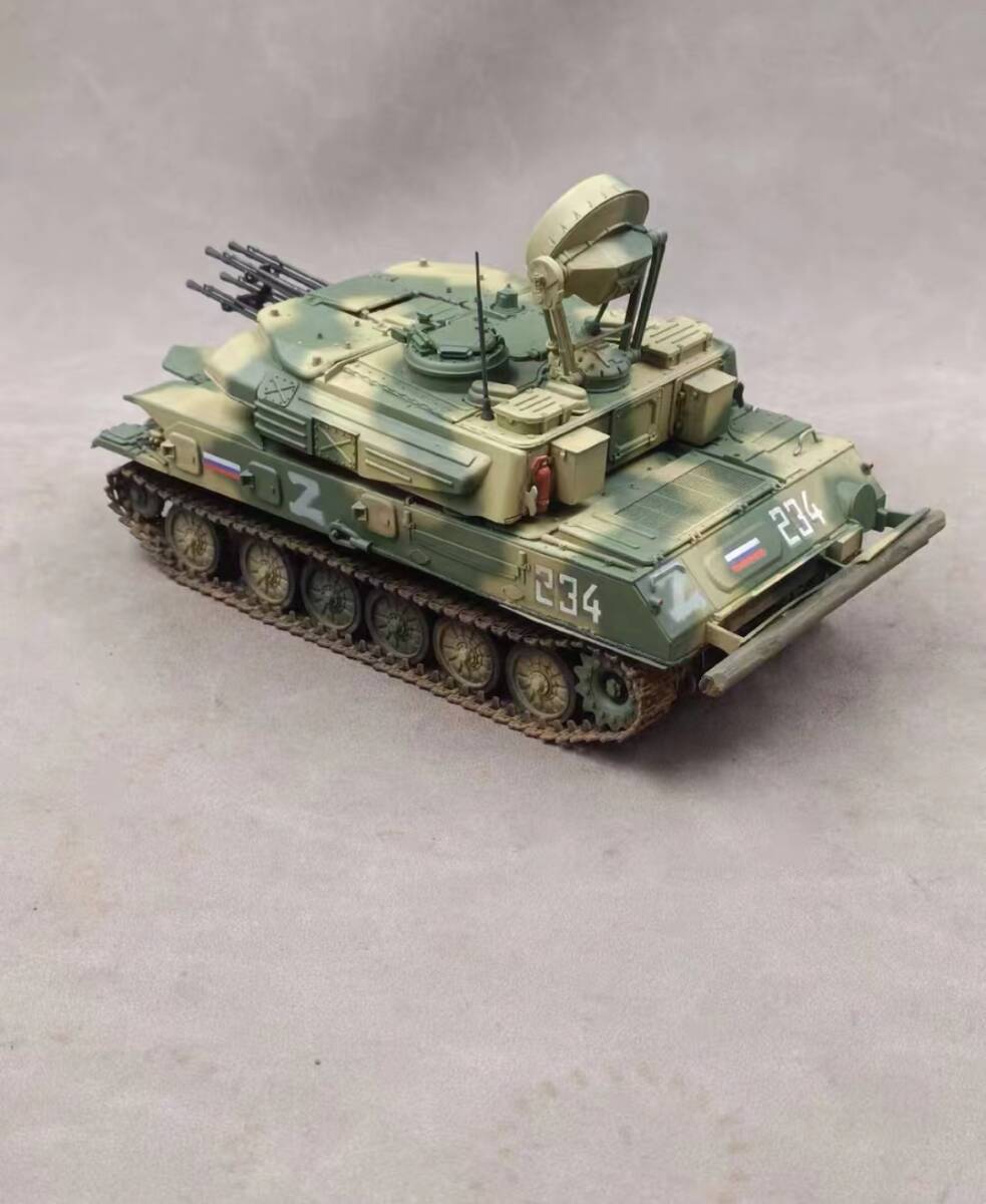 1/35 ロシア陸軍 ZSU-23-4M SHILKA 組立塗装済完成品_画像6