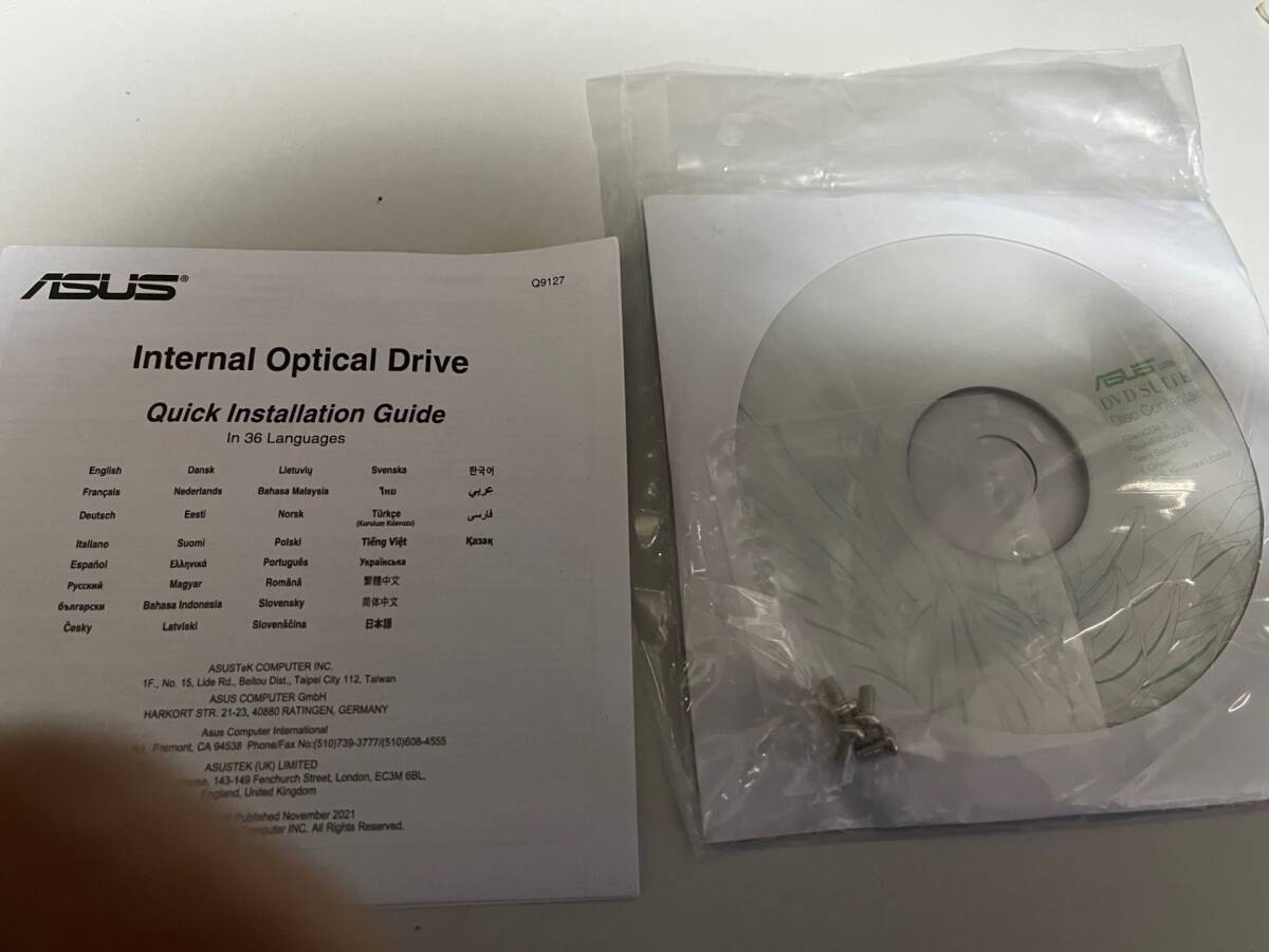  DVD CD REWRITABLE DRIVE(asus DRW-24BIST)（動作品）の画像5