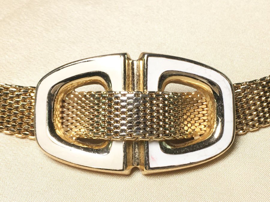 4点おまとめ Christian Dior クリスチャンディオール roberta ロベルタ ネックレス リング 指輪 チョーカー ゴールドカラー ヴィンテージの画像3