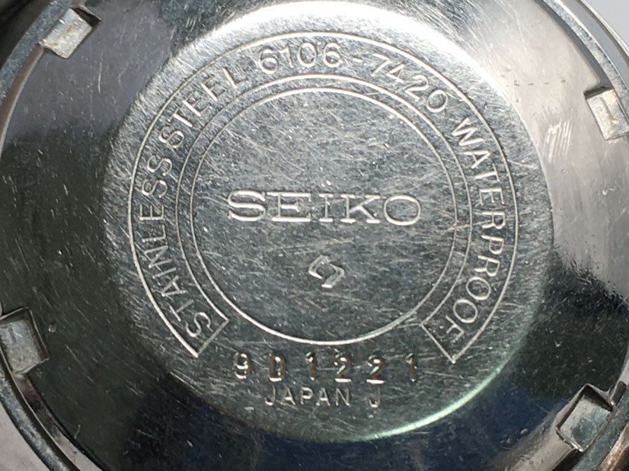 SEIKO セイコー 5ACTOS 5アクタス 2点セット 自動巻き 腕時計 23石 SS 6106-7420・21石 7019-7060 ジャンク品の画像10