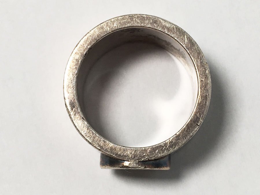 GUCCI グッチ リング 甲冑騎士紋章 約９～10号 重量約12.1g シルバー AG925 指輪の画像5