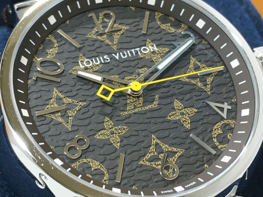  beautiful goods operation goods LOUIS VUITTON Louis * Vuitton tongue b-ru clock QA072Z 2023 year 11 month 2 day buy! written guarantee * manual * case * box attaching 