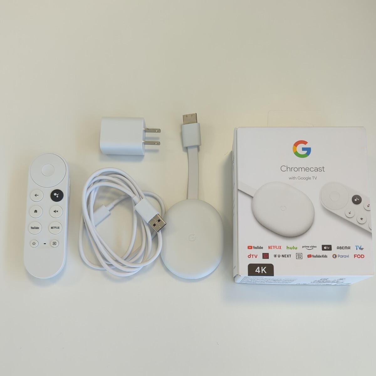 【中古】Chromecast with Google TV【4K / GA01919-JP】の画像1