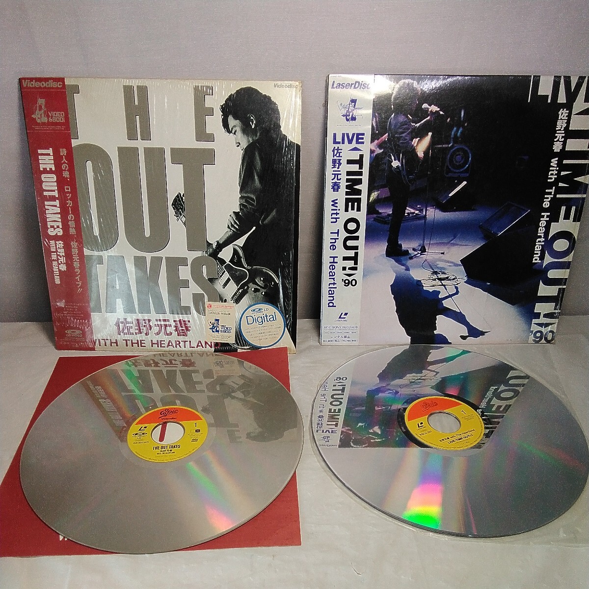 佐野元春　レーザディスク　Video disc　MOTOCLIP　ナポレオンフィッシュ・ツアー　TIME OUT_画像7