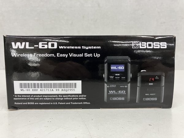 BOSS ボス WL-60 ギター ベース ワイヤレスシステム 音響機材 未使用 S8680261の画像2