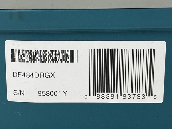 【動作保証】makita DF484DRGX 充電式ドライバドリル 6.0Ah 18V 電動工具 実使用なし 美品 中古 N8720912_画像8