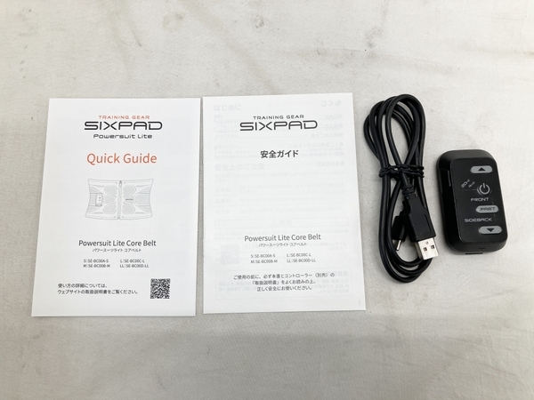 【動作保証】MTG SIXPAD Powersuit Lite Core Belt SE-BC00B-M Mサイズ シックスパッド パワースーツライト 中古 良好 W8718134の画像2