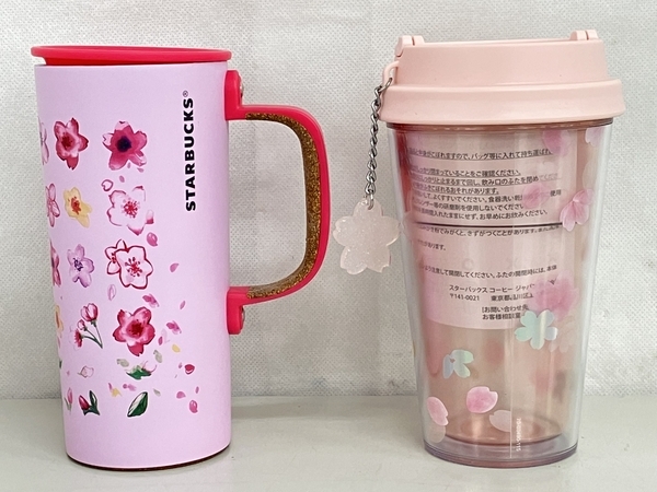 starbucks スターバックス SAKURA2020 タンブラーフラワーチャーム 355ml 2017 ステンレスマグ など 2点 おまとめセット 未使用 K8717424_画像4