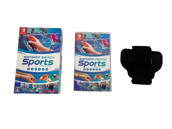 【動作保証】Nintendo Switch Sports ニンテンドースイッチスポーツ ソフト 任天堂 ゲーム レッグバンド付き 中古 N8720507_画像2