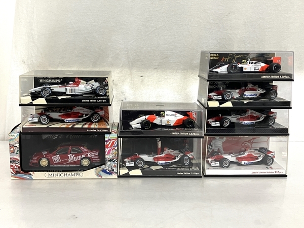 MINICHAMPS スポーツカー レーシングカー ミニカー 11個セット 1:43 ジャンク T8660280の画像2