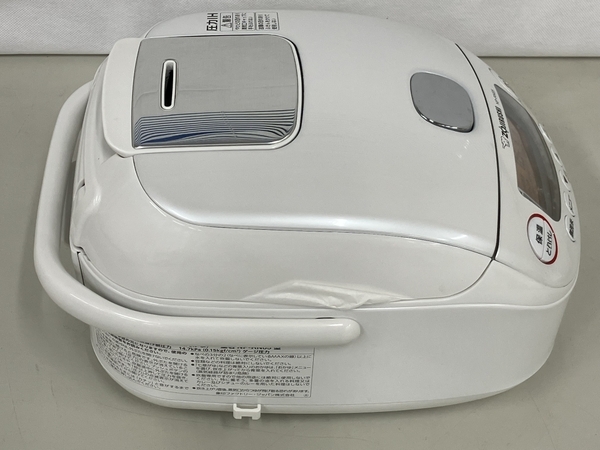 【動作保証】【CO対象4/7まで】ZOJIRUSHI 象印 NP-RN05 極め炊き 圧力IH炊飯ジャー ホワイト 家電 中古 K8720483_画像3