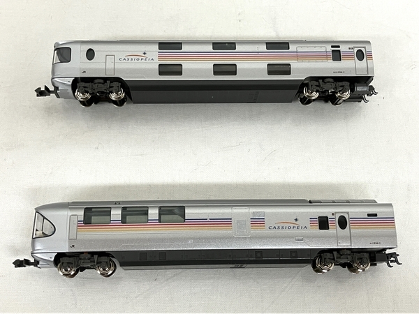 【動作保証】KATO 10-1608 10-1609 E26系「カシオペア」6両基本セット 6両増結セット 寝台列車 Nゲージ 鉄道模型 中古 美品 T8689128の画像3