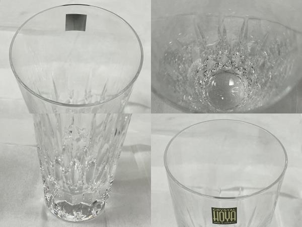 HOYA CRYSTAL ホヤ クリスタル グラス 6客セット 食器 中古 良好 H8721242の画像6