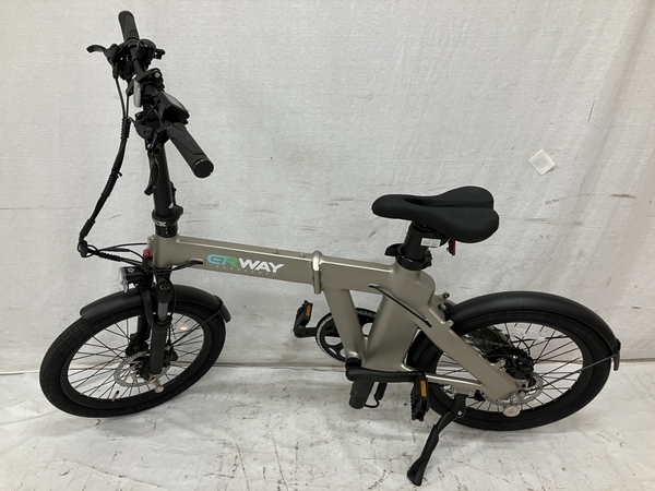 【動作保証】ERWAY ERWAY-A02 電動自転車 電動アシスト自転車 ゴールド 中古 楽 H8636021の画像7