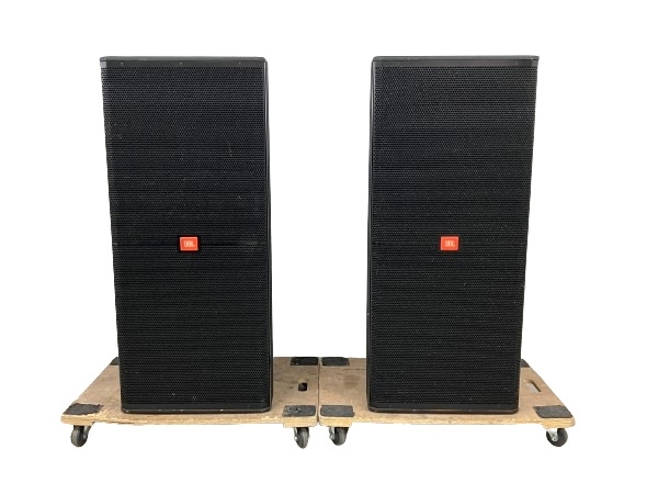 【動作保証】 【引取限定】 JBL SRX725 2WAY フルレンジ 大型 スピーカー ペア 1200W 音響機材 中古 直 M8464545_画像1