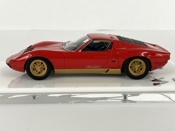 MAKE UP EM350 Lamborghini ランボルギーニ MIURA P400 SV ミニカー フィギュア 中古 美品 Y8716968の画像6