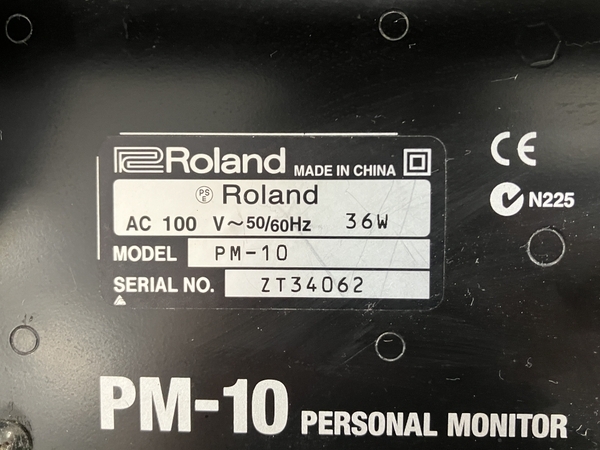 Roland PM-10 V-Drums モニタースピーカー ドラム用 音響機器 ローランド 中古 N8513100の画像5