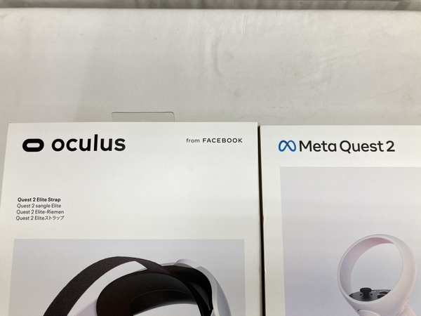 【動作保証】Meta Meta Quest2 128GB Oculus Elite Strap VR ヘッドセット 中古 W8701600_画像7