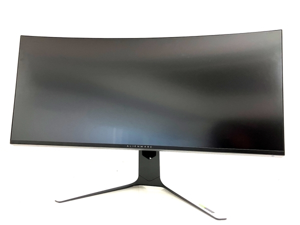 【動作保証】DELL ALIENWARE AW3821DW 37.5型 ワイド ディスプレイ ゲーミング モニター デル スタンド 付き 中古 直 T8706052_画像1