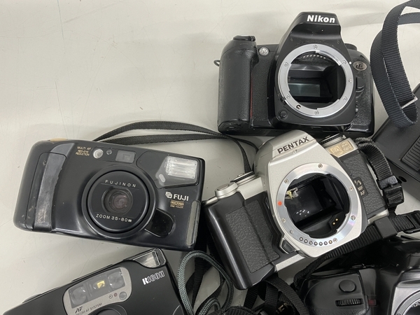 NIKON FUJIFILM PENTAX KONIKA MINOLTA ニコン 富士フィルム ペンタックス フィルム 一眼レフ カメラ 10点 おまとめ ジャンク K8728389の画像3