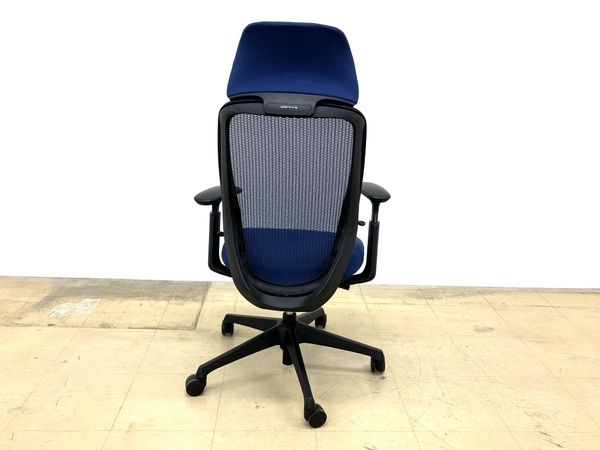 【動作保証】okamura C64AXRFMP3 メッシュタイプ オフィスチェア 椅子 肘付き 中古 楽B8614720の画像6
