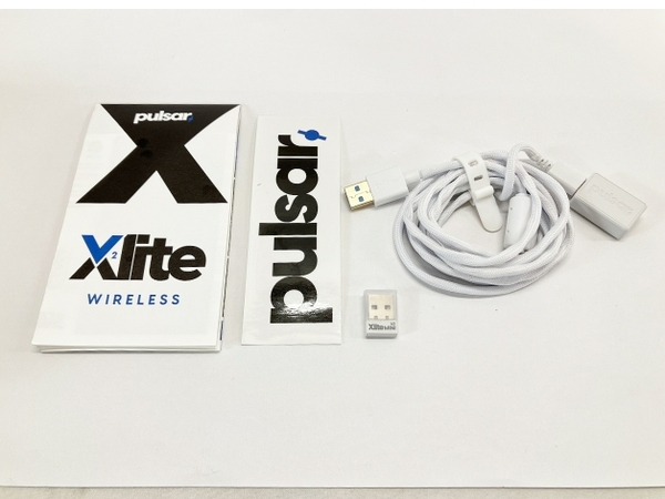 【動作保証】pulsar Xlite V2 MINI SIZE 1 ワイヤレス ゲーミング マウス 超軽量 White パルサー 中古 訳あり W8645943の画像9