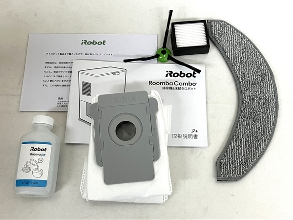 【動作保証】iRobot Roomba Combo j7+ 水拭き機能搭載 ロボット掃除機 ルンバ コンボ j7+ 中古 良好 T8692499の画像2