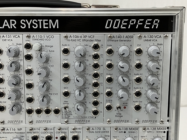 【動作保証】 Doepfer A-100 BS-2-P9 Basic System モジュラーシンセサイザー ベーシックシステム 音響機材 中古 美品 O8621895の画像7