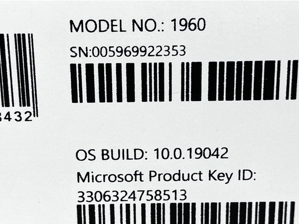 【動作保証】Microsoft 1960 Surface Pro 7+ 11th Gen Intel Core i5 メモリ8GB 256GB タブレットPC 1725 未使用 未開封品 Y8734179の画像2