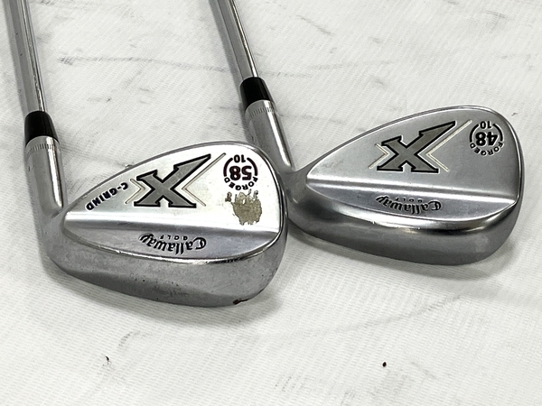 Callaway キャロウェイ X FORGED アイアン 2本セット 58°/10 48°/10 ゴルフ クラブ 中古 H8728282の画像4