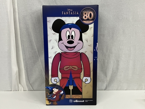 【動作保証】MEDICOM TOY BE@RBRICK Disney Fantasia Mickey ファンタジア ミッキー フィギュア 中古 S8733523の画像10