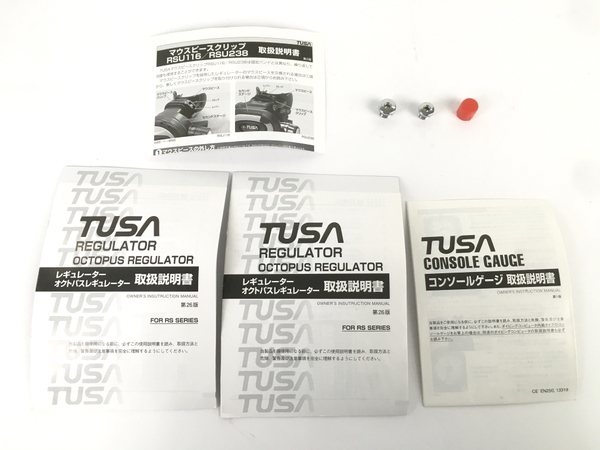 TUSA RS671 レギュレーター ゲージ セット ツサ スキューバ ダイビング ジャンク Y8736196の画像2