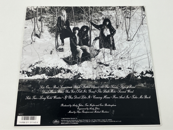 CINDERELLA LONG COLD WINTER ロング・コールド・ウィンター レコード 洋楽 中古 Z8712422の画像2
