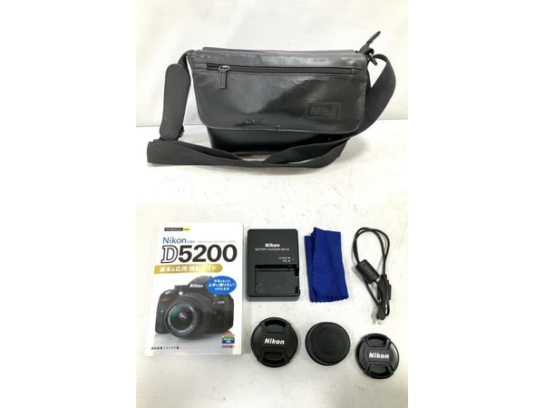 【動作保証】Nikon D5200 一眼レフカメラ 18-55mm 1:3.5-5.6G VRレンズキット レッド ニコン レンズセット 中古 H8696299_画像2