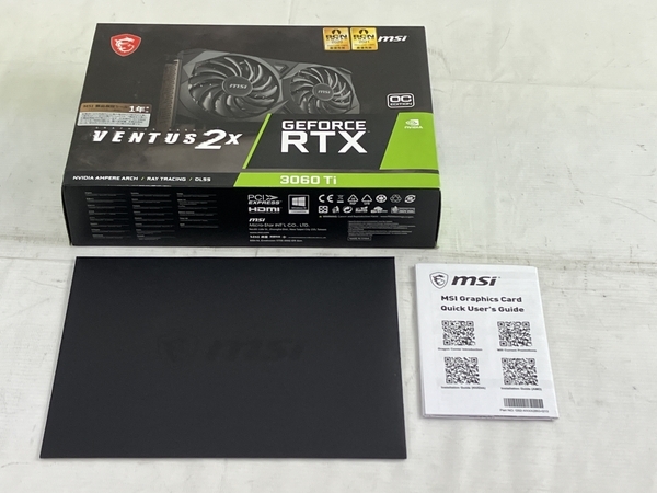 msi GeForce RTX 3060Ti VENTUS 2X 8G OCV1 LHR グラフィックスボード 中古 N8695379の画像2