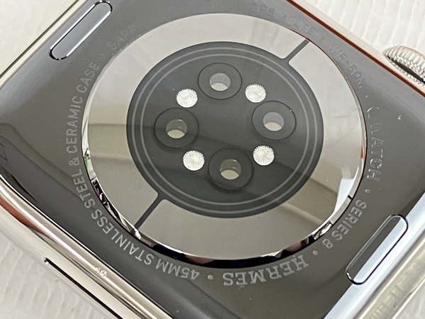 【動作保証】Apple MNNT3J/A Apple Watch Hermes Series 8 45mm GPS シンプルトゥルーレザー アップルウォッチ エルメス 未使用 N8698996の画像8