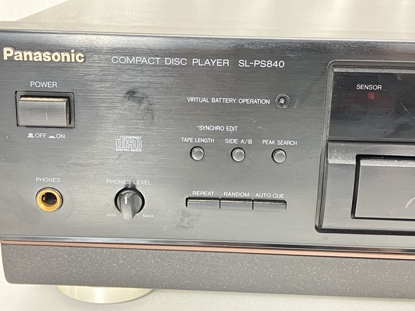 【動作保証】Panasonic SL-PS840 CDプレーヤー オーディオ 音響機器 パナソニック ジャンク W8713811の画像4