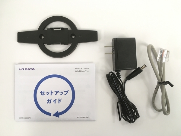 【動作保証】IO DATA WN-DX1200GR 360コネクト 搭載 867Mbps(規格値)対応 Wi-Fi 5 ルーター 中古 Y8719354の画像3