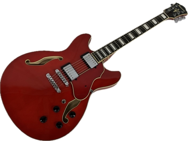 【動作保証】Ibanez ASV103-RCR 5B-01 セミアコ エレキギター アイバニーズ ギター 楽器 中古 美品 S8720184の画像1