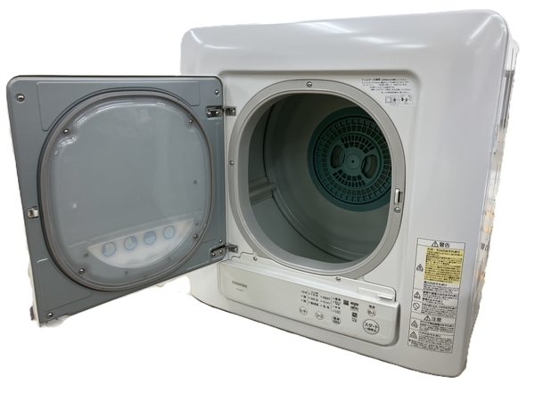 【動作保証】TOSHIBA 東芝 ED-458(W) 衣類乾燥機 4.5kg 花粉除去 毛布乾燥機 家電 中古 楽 B8655465の画像2