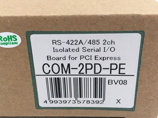CONTEC COM-2PD-PE PCI Express コンテック シリアル通信ボード 未開封 未使用 T7805841の画像4