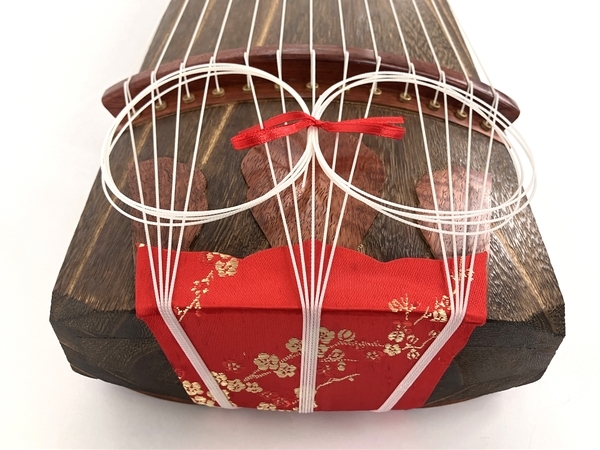 【動作保証】ZEN-ON 文化箏 文化琴 13弦 1/2サイズ 86cm 弦楽器 和楽器 ゼンオン 中古 美品 Y8716767の画像7