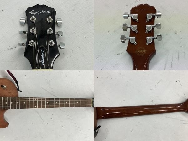【動作保証】Epiphone Les Paul Studio LT エレキ ギター 改造 レスポール 弦楽器 エピフォン 訳有 C8734902の画像5
