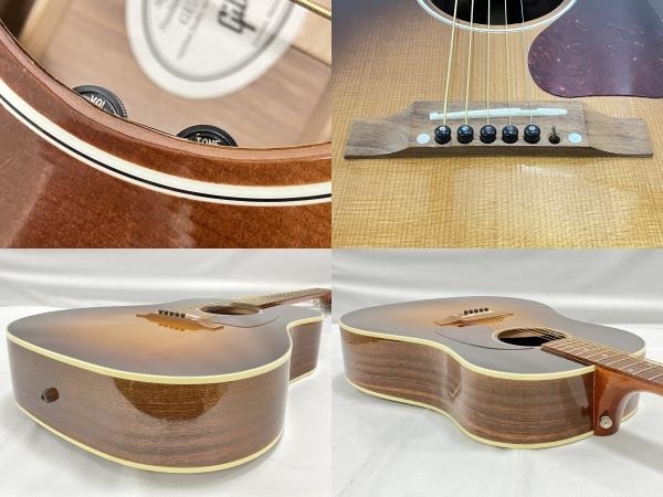 【動作保証】 Gibson J-45 Studio Walnut Burst 2019年製 アコースティックギター ハードケース付き 良好 中古 H8681102の画像9