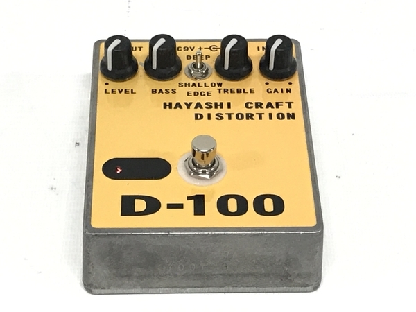 【動作保証】HAYASHI CRAFT D-100 Distortion エフェクター オーディオ 音響機材 林クラフト ディストーション 中古 F8736828の画像3