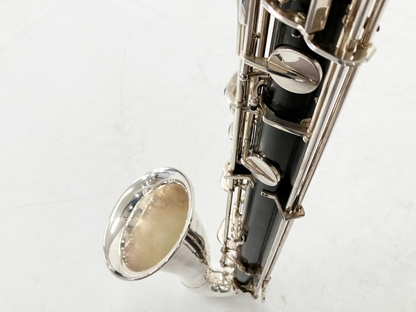 【動作保証】SELMER セルマー Privilege Low C ロング管 バスクラリネット タンポ良好 純正ケース付き 良好 中古 W8724235の画像6