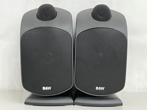 【動作保証】B&W Bowers&Wilkins 2ウェイ 2スピーカー バスレフ方式 LM1 ブラック ペア 中古 K8705592の画像2