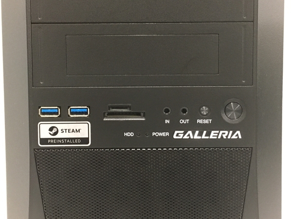 【動作保証】Thirdwave GALLERIA XF ゲーミングデスクトップパソコン i7-9700K 16GB HDD 2TB SSD 250GB RTX 2070 WIN11 中古 美品 T8626340の画像3