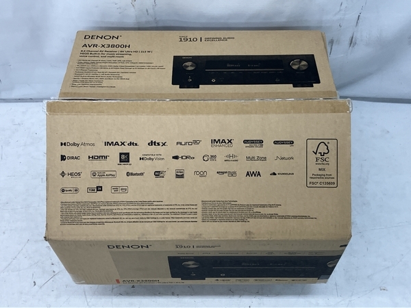 【動作保証】DENON AVR-X3800H 9.4ch プレミアム AV サラウンド レシーバー 2023年製 アンプ デノン 中古 美品 C8715065の画像2