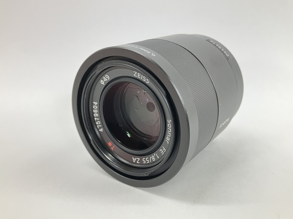 【動作保証】SONY SEL55F18Z Sonnar T* FE 55mm F1.8 ZA フルサイズ 標準単焦点レンズ 中古 良好 W8719716